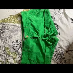Super cute green shorts Abercrombie and Fitch